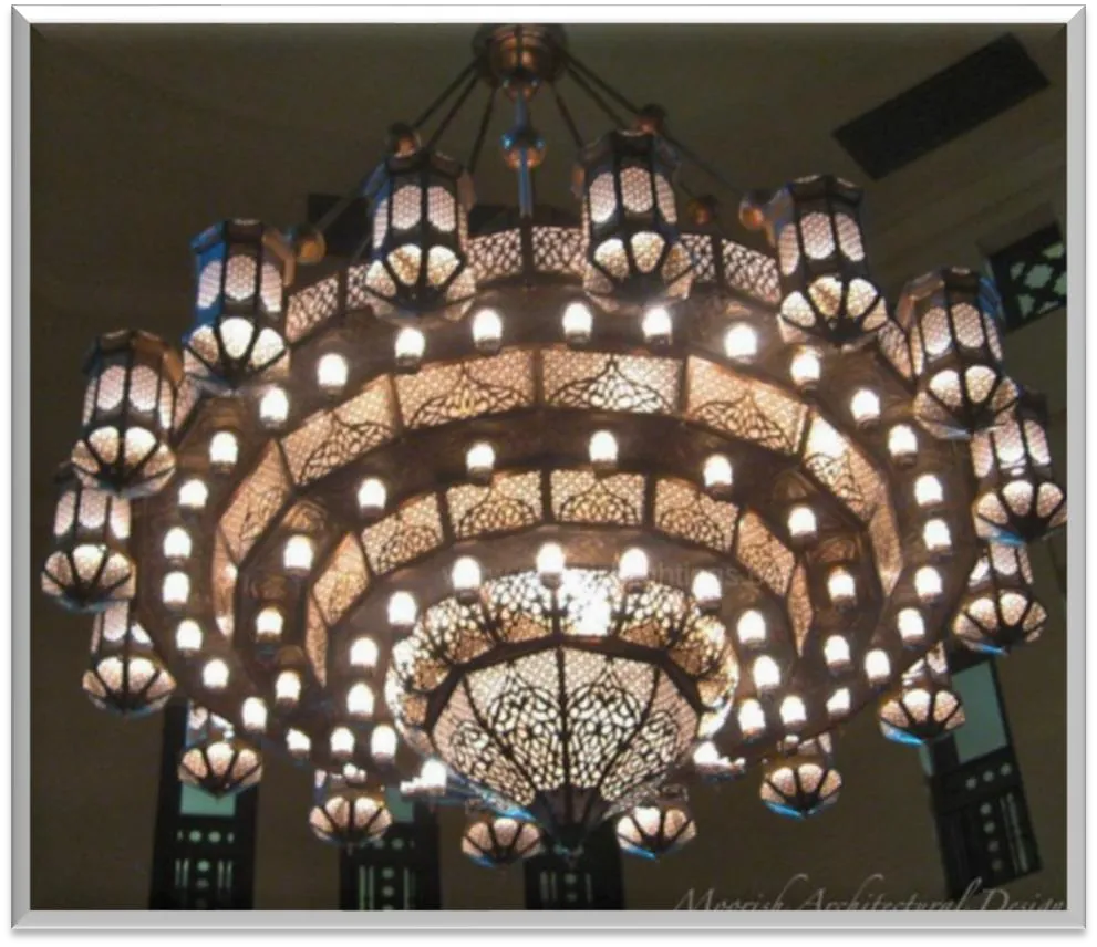 Antique Brass Chandelier — ZLCL-103