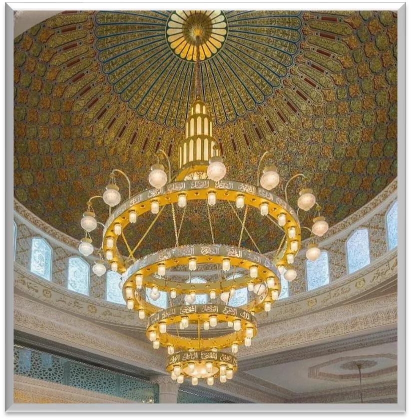Antique Brass Chandelier — ZLCL-124