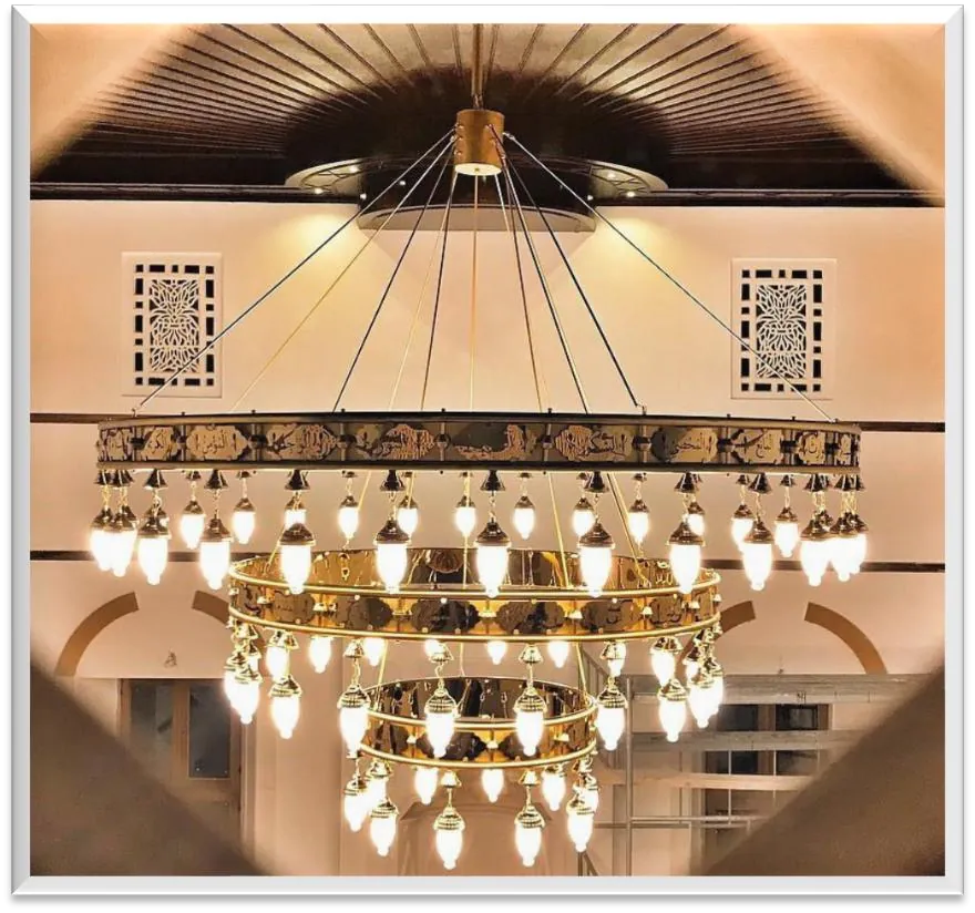 Antique Brass Chandelier — ZLCL-126