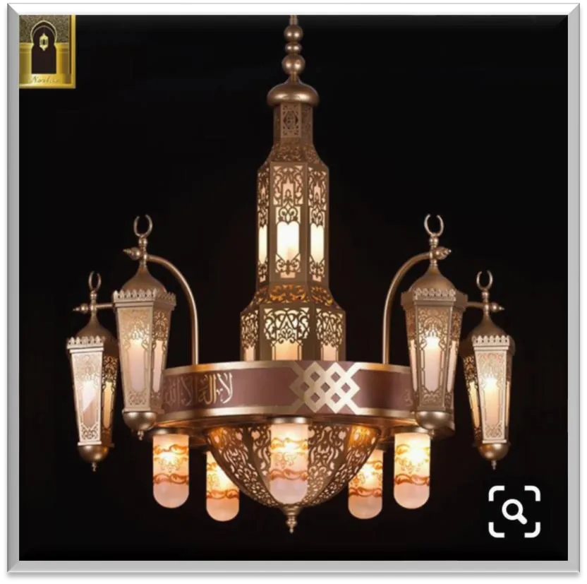 Antique Brass Chandelier — ZLCL-131