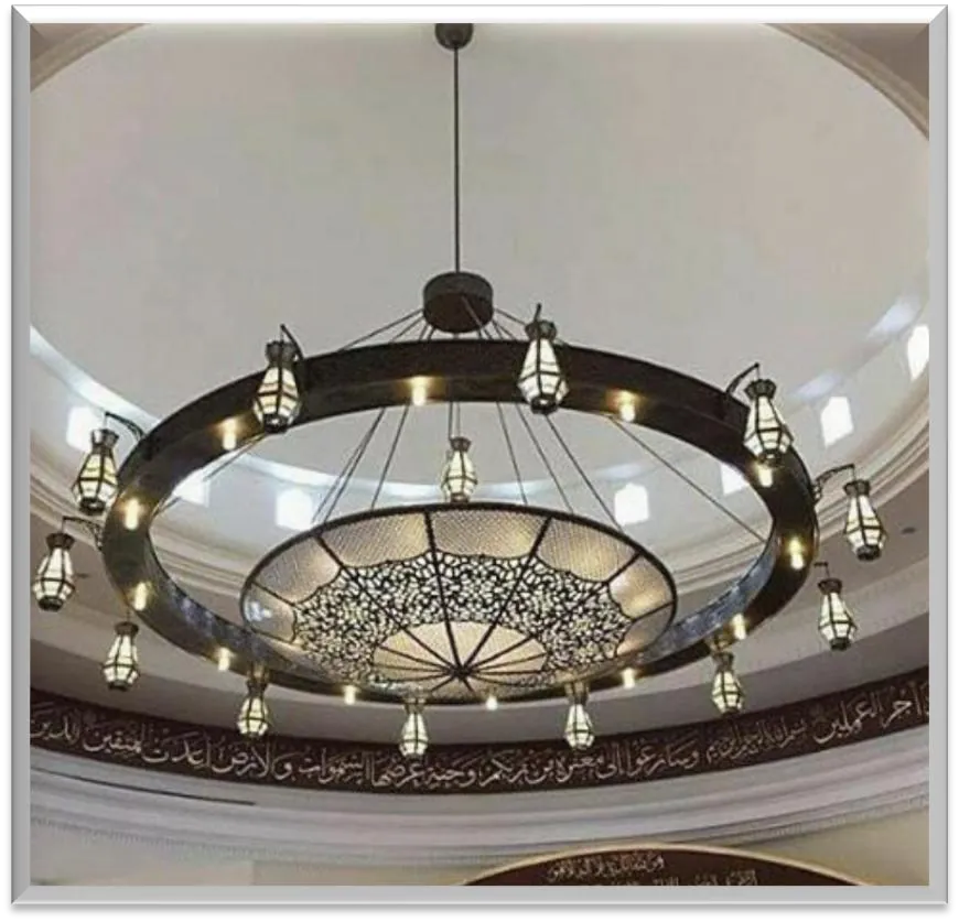 Antique Brass Chandelier — ZLCL-152
