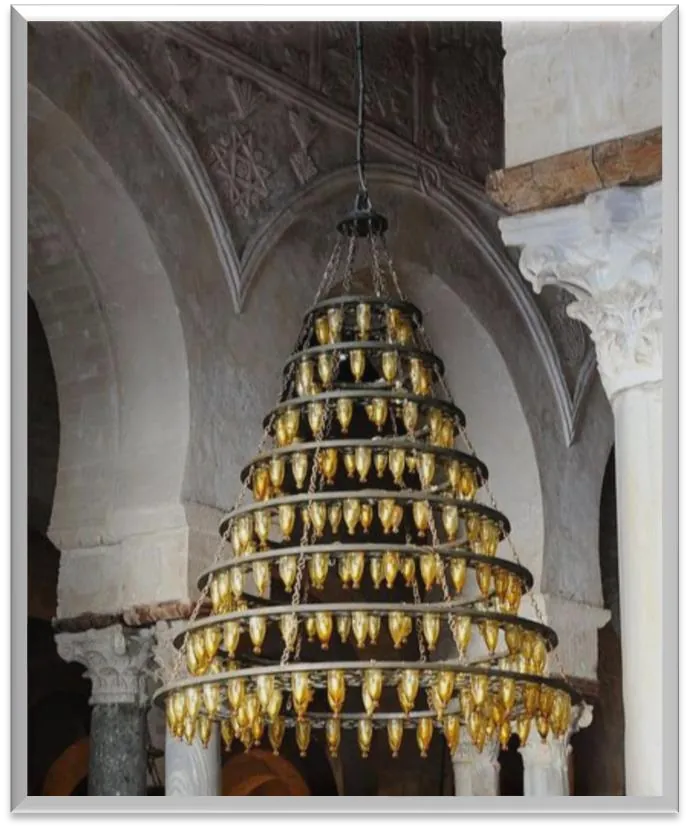 Antique Brass Chandelier — ZLCL-158