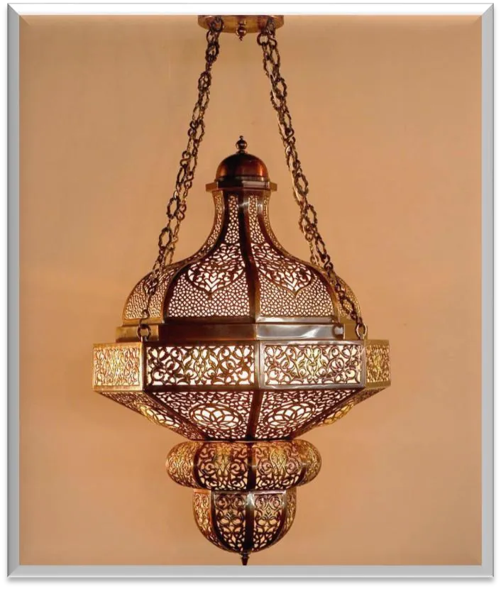 Antique Brass Chandelier — ZLCL-167