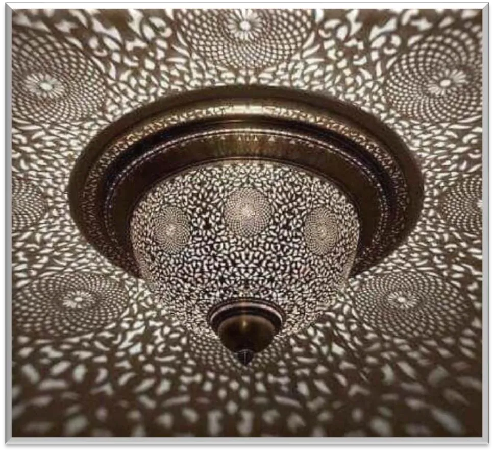 Antique Brass Ceiling Light — ZLCL-802