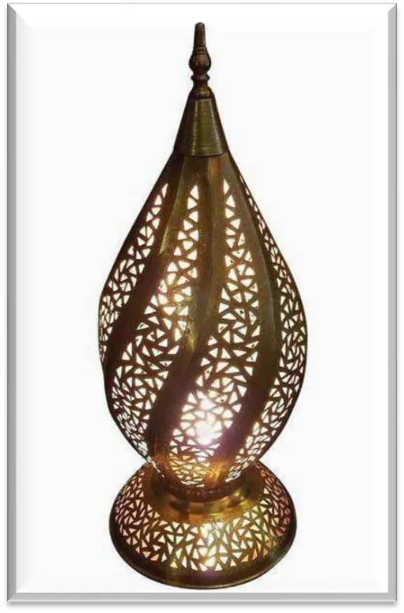 Antique Brass Floor Lamp — ZLFL-216