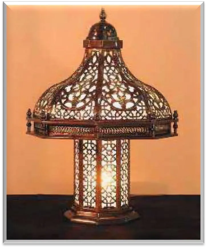 Antique Brass Floor Lamp — ZLFL-229
