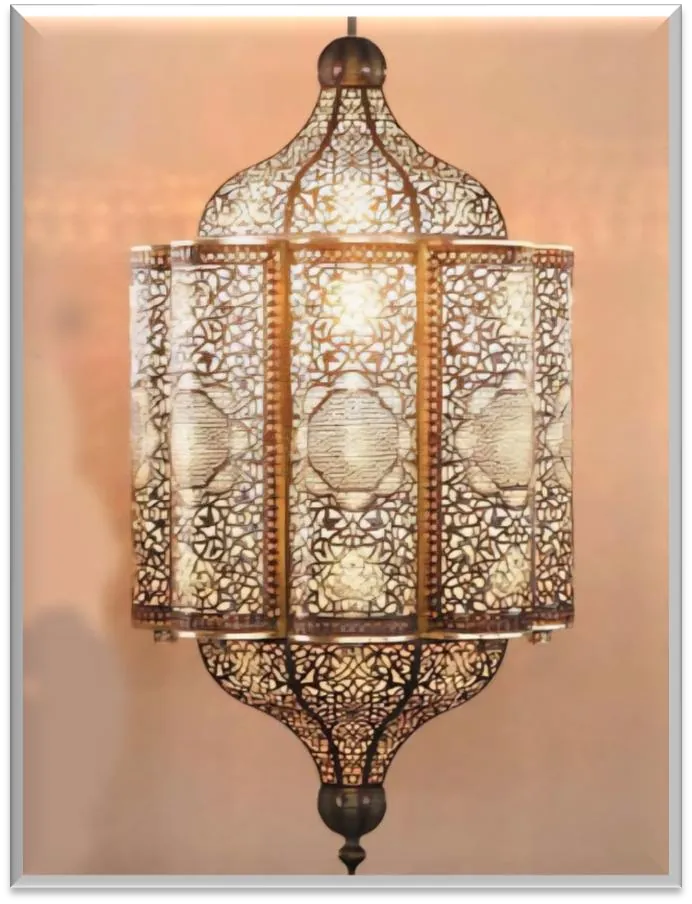 Antique Brass Pendent Light