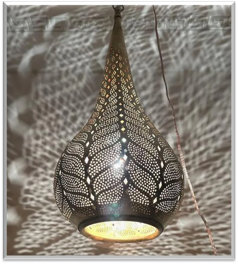 Antique Brass Pendent Light — ZLPL-116