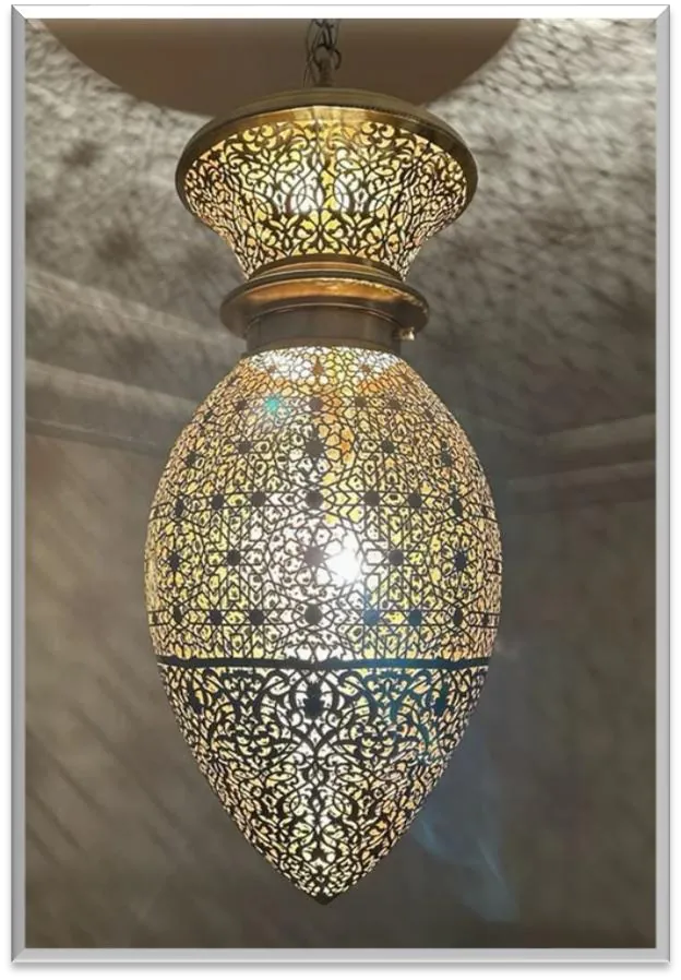 Antique Brass Pendent Light — ZLPL-119