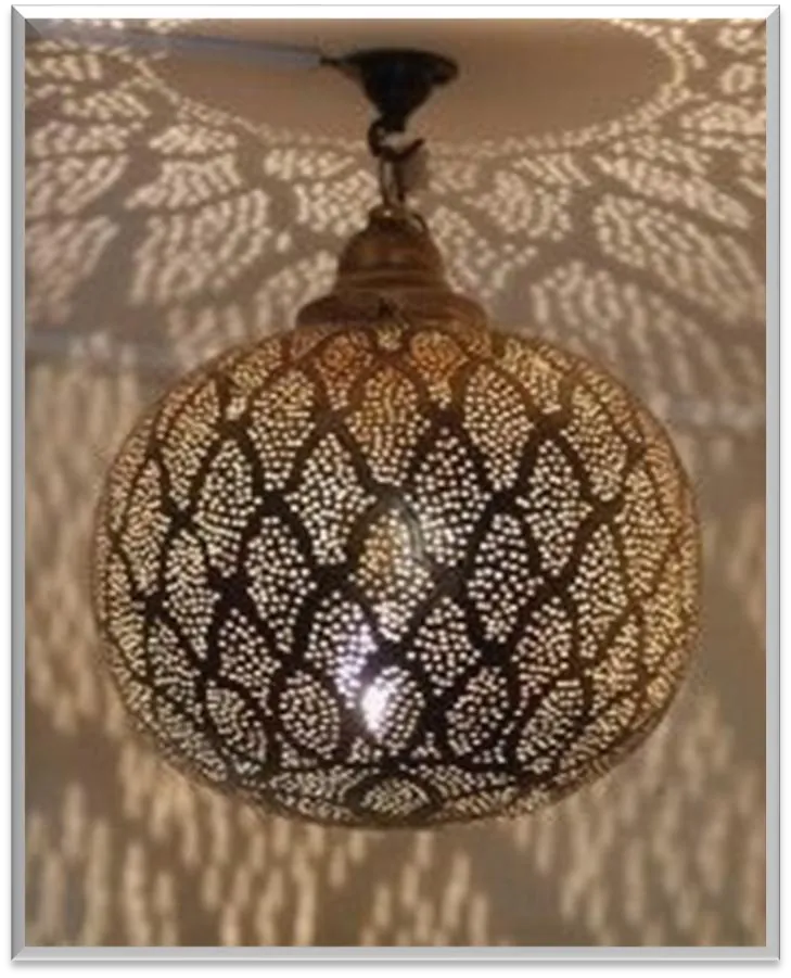 Antique Brass Pendent Light — ZLPL-124