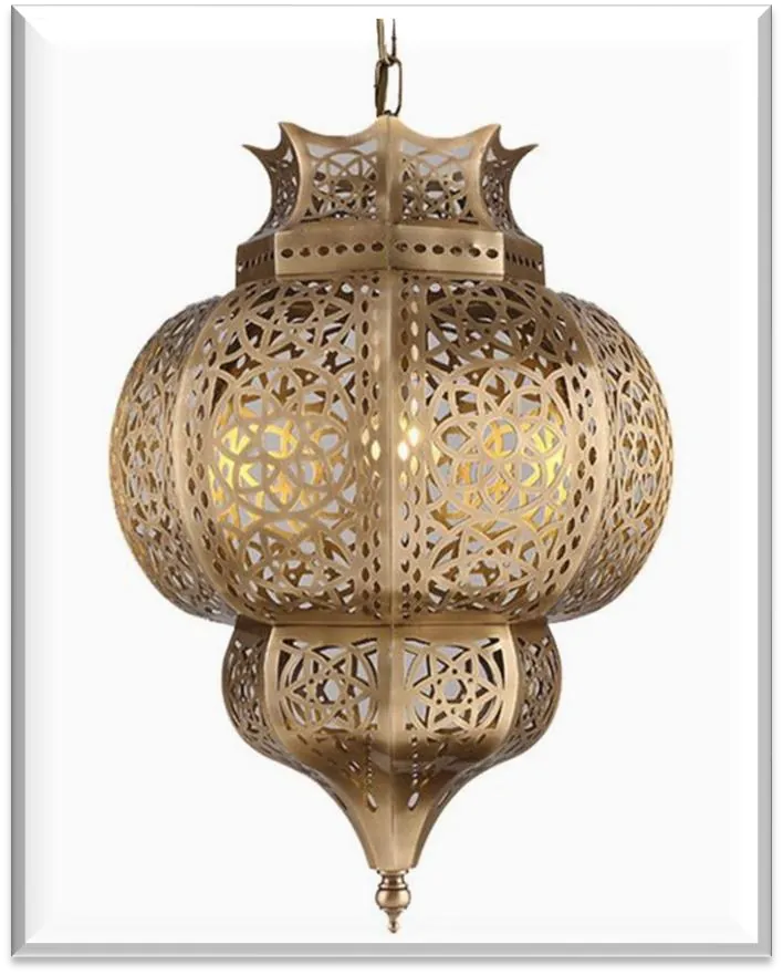 Antique Brass Pendent Light — ZLPL-151