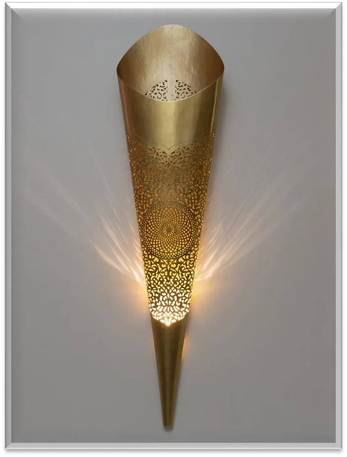 Antique Brass Torch Light — ZLTL-507