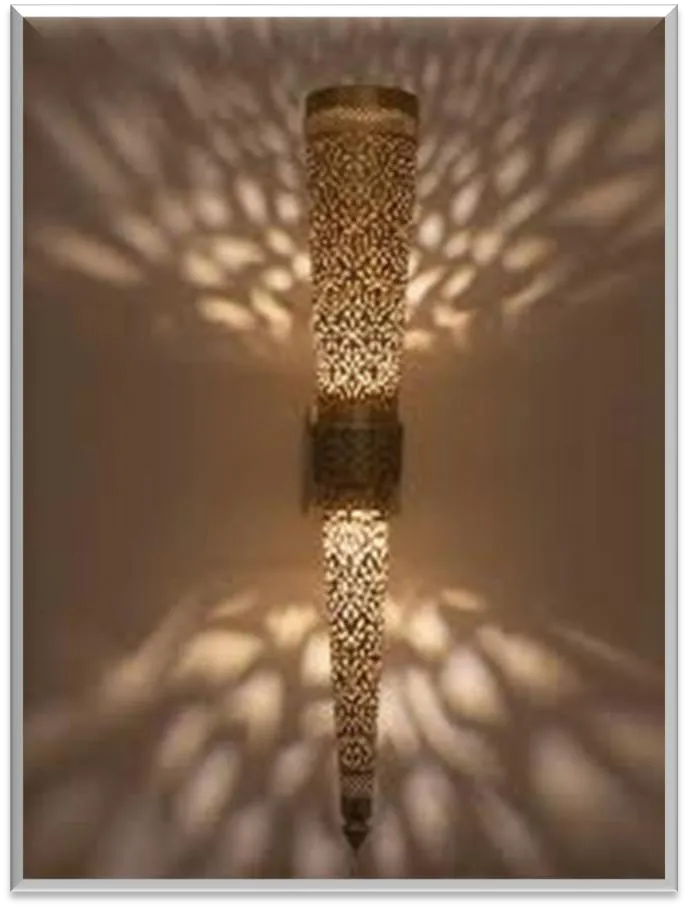 Antique Brass Torch Light — ZLTL-509