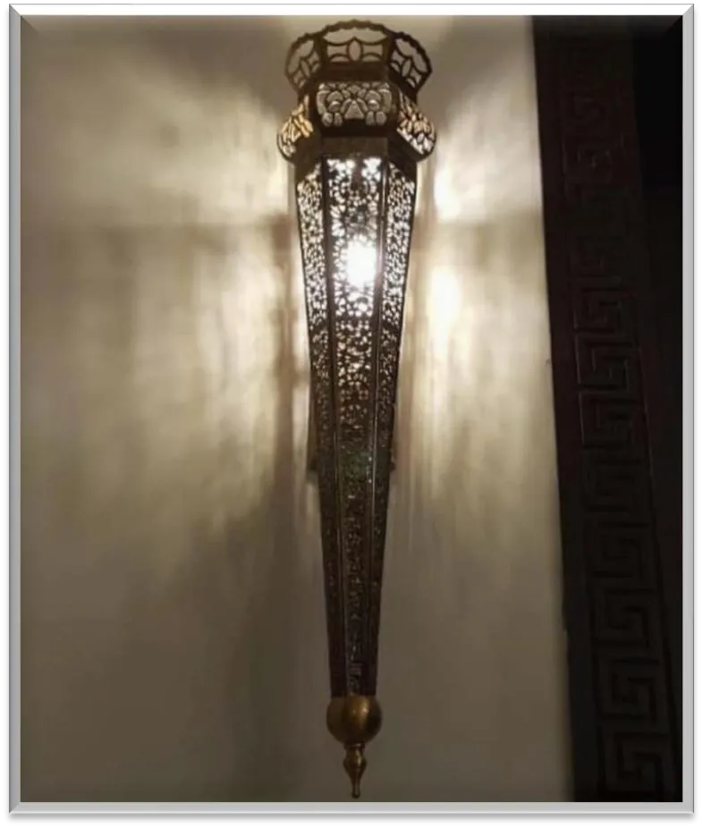 Antique Brass Torch Light — ZLTL-512