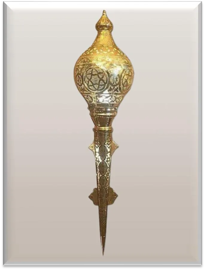 Antique Brass Torch Light — ZLTL-518