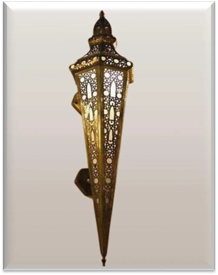 Antique Brass Torch Light — ZLTL-523