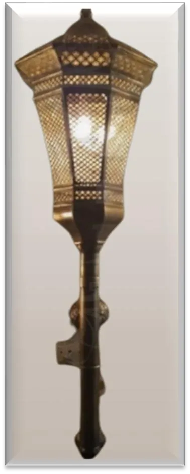 Antique Brass Torch Light — ZLTL-530